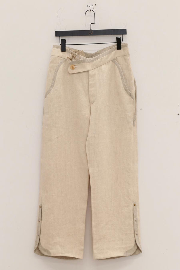 communs linen trousers SS23-P130A